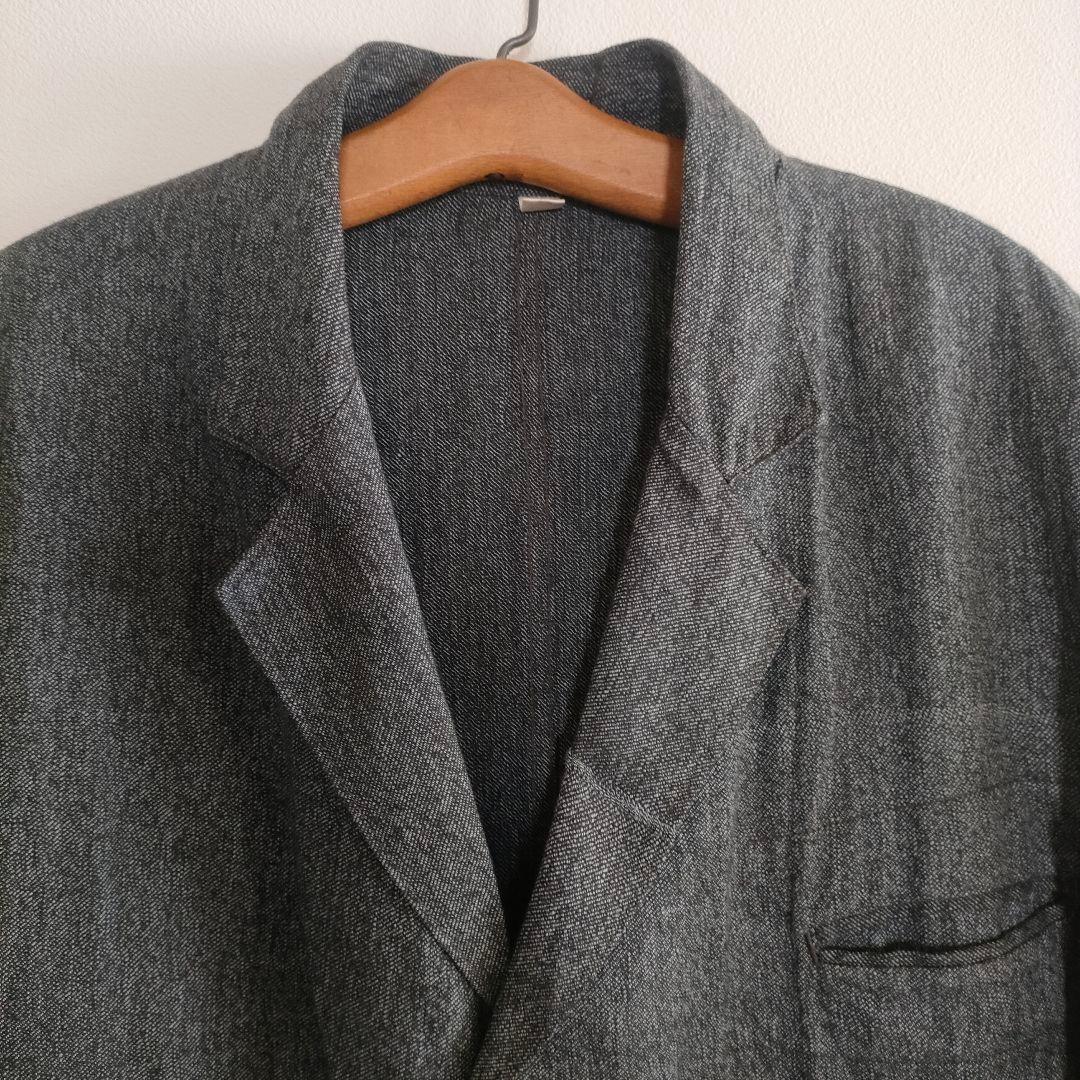 ジャケット・アウター 1950s french black chambray atelier coat