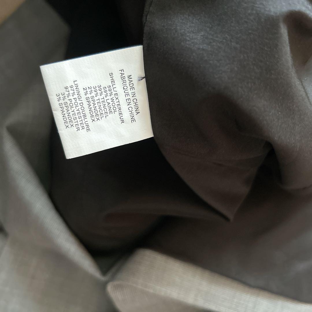 セオリー Theory ダブルブレストジャケット テーラード総裏地 4 グレー