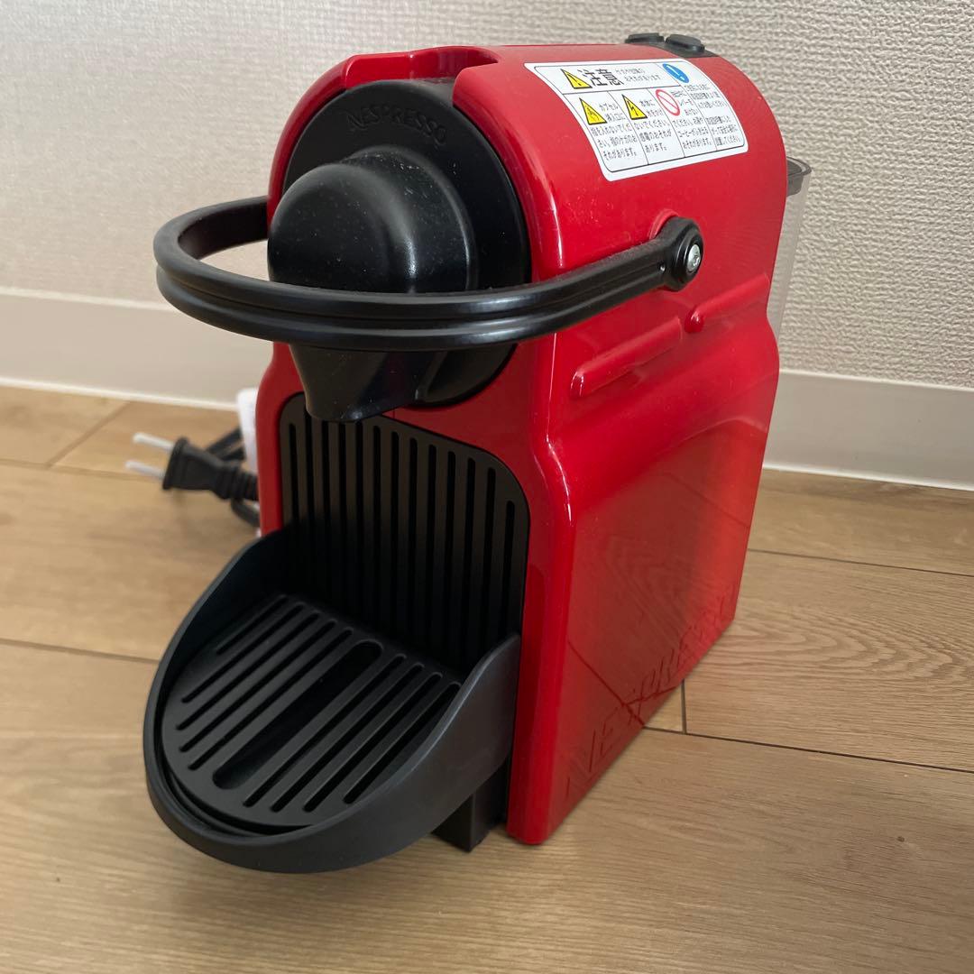 Nespresso エスプレッソマシン 赤 2017年製　エアロチーノ3