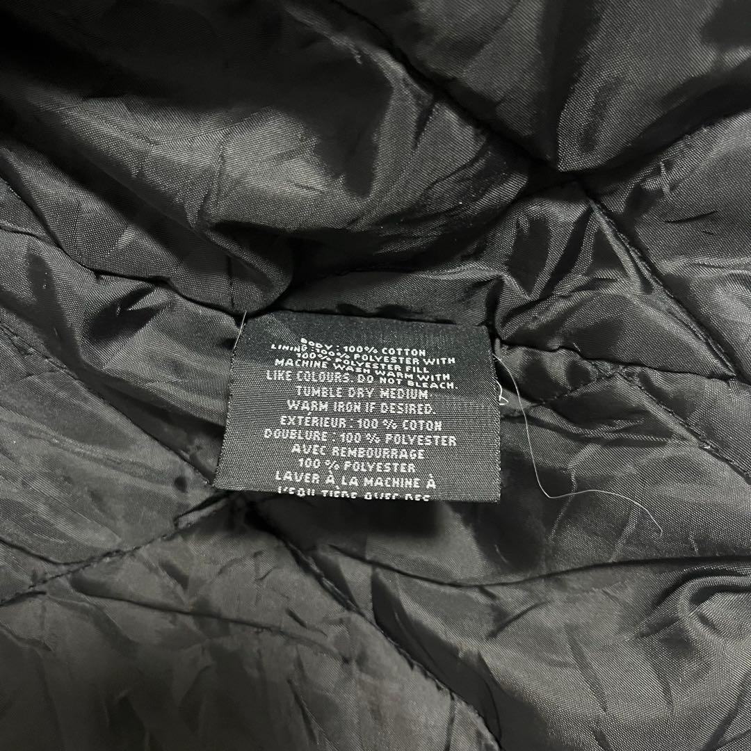SUPER TUFF ダック生地ワークジャケット Lキルティング襟コーデュロイ