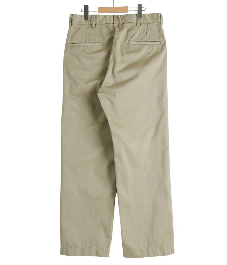 新品 ナナミカ ワイド チノパンツ KK カーキ　定価26400円 34
