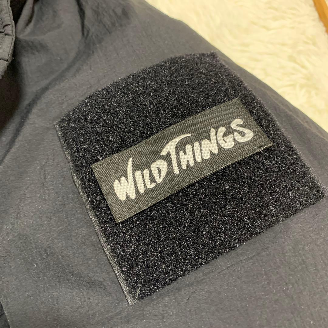 【ワイルドシングス】メンズ　モンスターパーカー　ダウンジャケット　黒　Ｌ