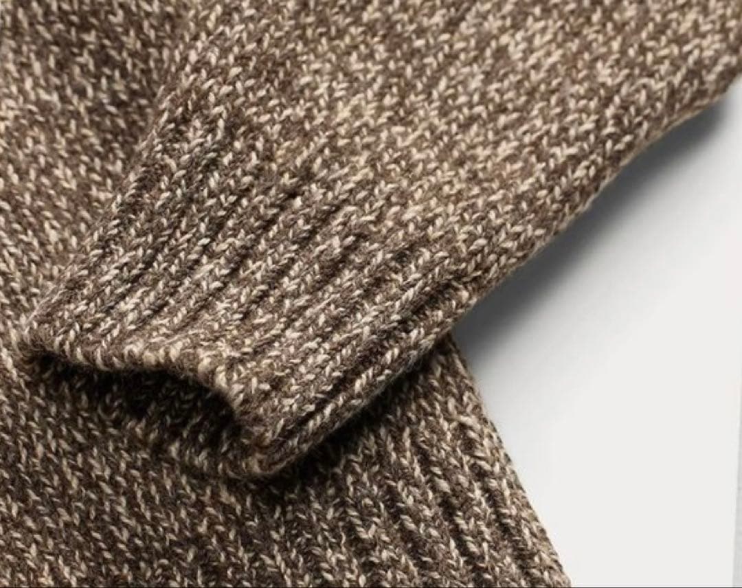 【RRL】マーブル タートルネック リブニット 長袖 セーター　25年モデル