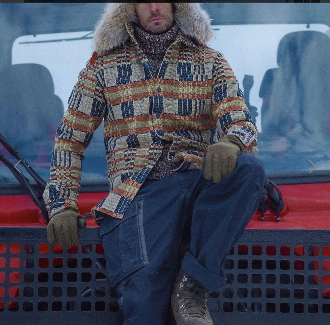 【RRL】マーブル タートルネック リブニット 長袖 セーター　25年モデル