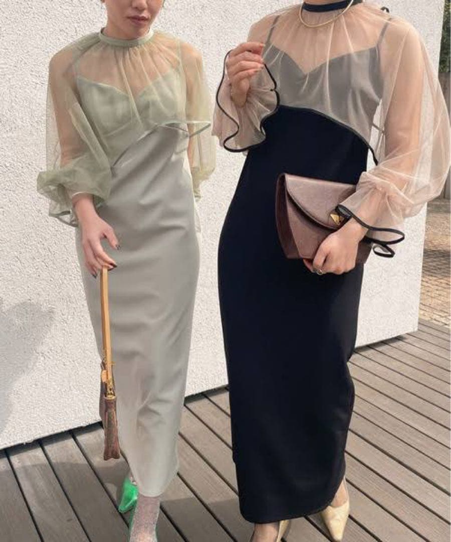 スーツ・フォーマル・ドレス Ameri MANY WAY AIRY VEIL DRESS