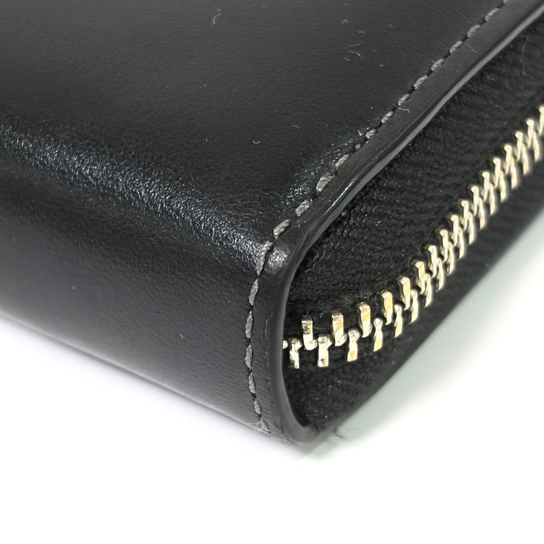 【美品】COACH コーチ 長財布 アコーディオンジップウォレット　ブラック