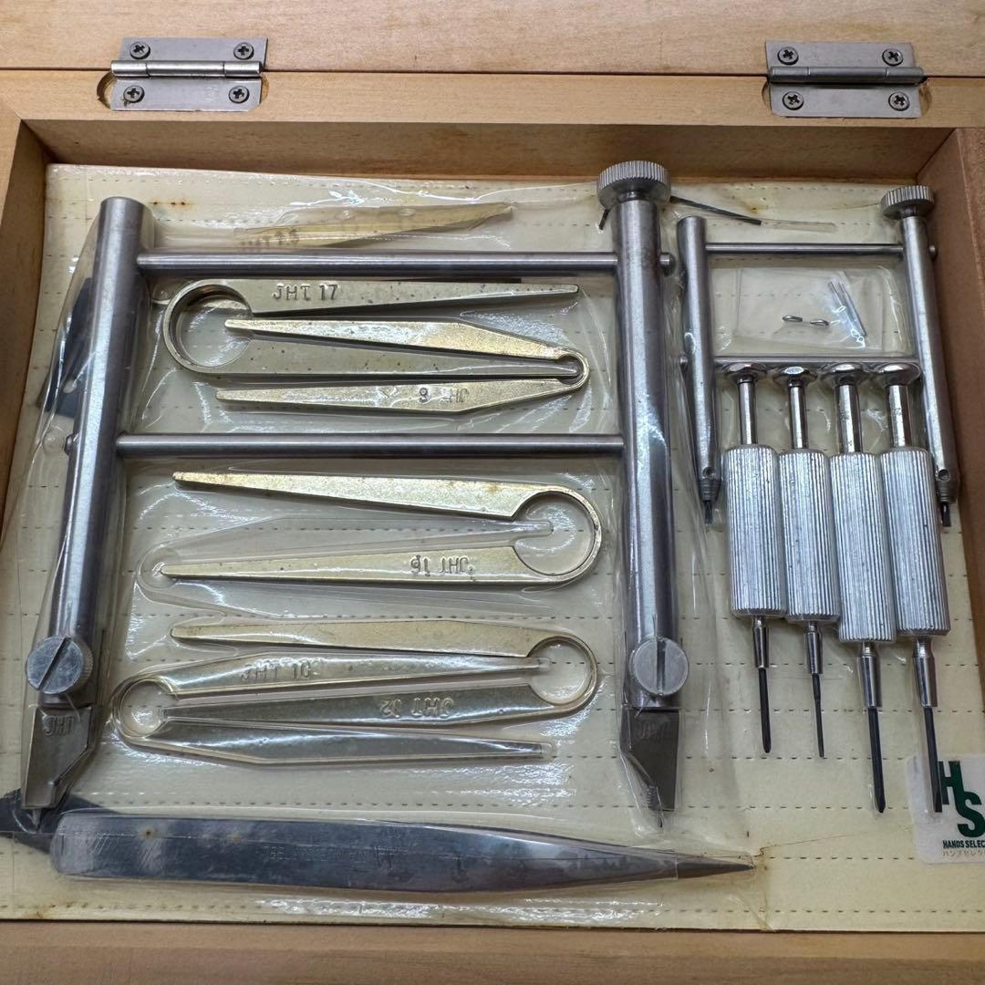 HS ハンズセレクト カメラ工具セット 木製ケース付き