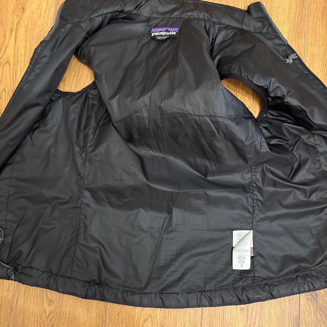 patagonia ブラック キルティングベスト