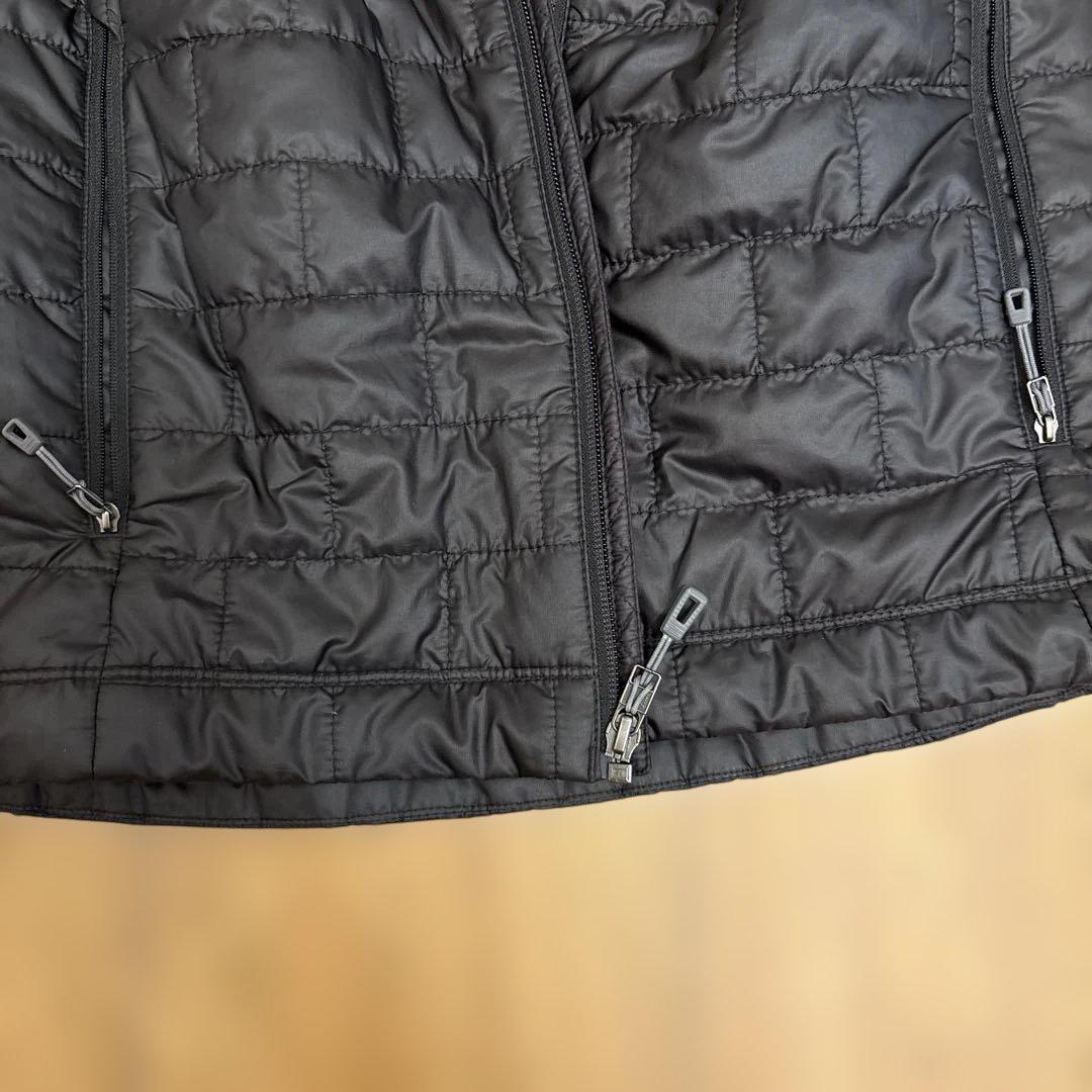 patagonia ブラック キルティングベスト