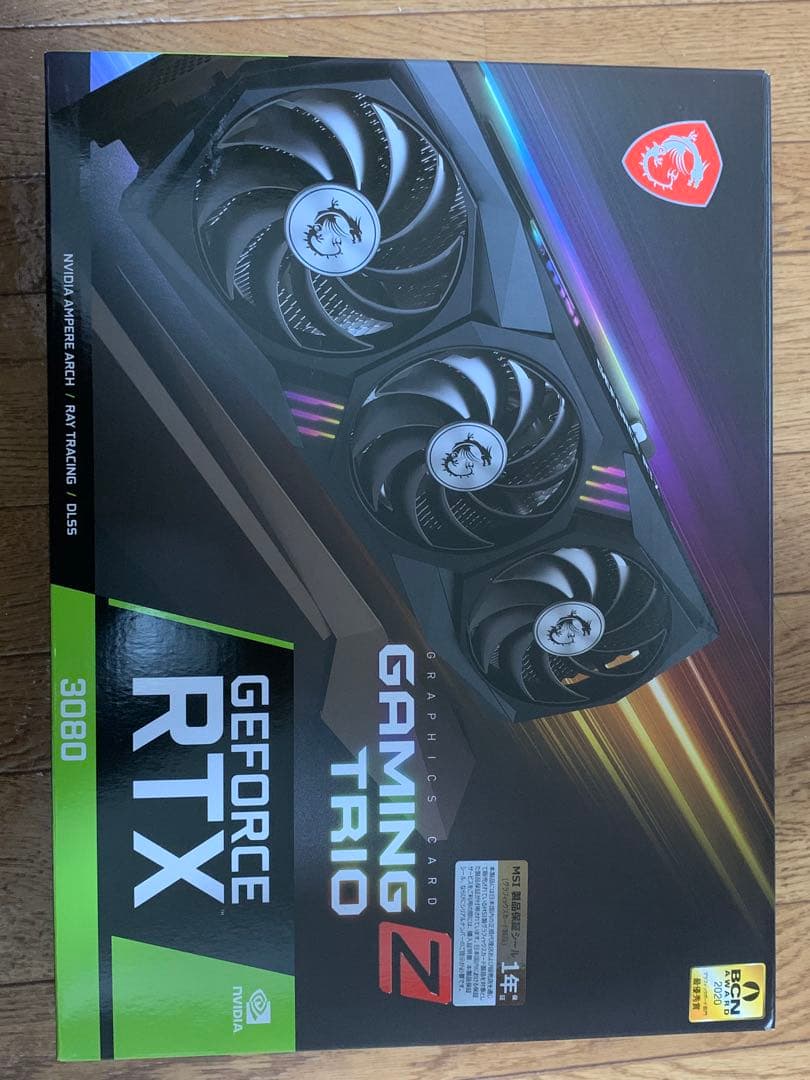 グラフィックボード・グラボ・ビデオカード MSI GeForce RTX 3080 GARMING TRIO