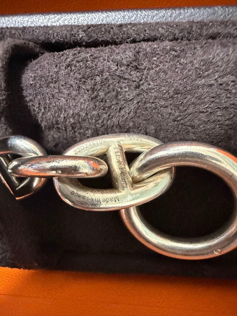 ✨希少✨ エルメス シェーヌダンクル ブレスレットTGM13コマ 本物