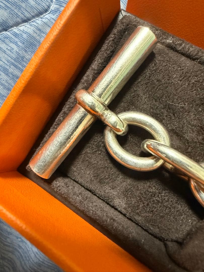 ✨希少✨ エルメス シェーヌダンクル ブレスレットTGM13コマ 本物