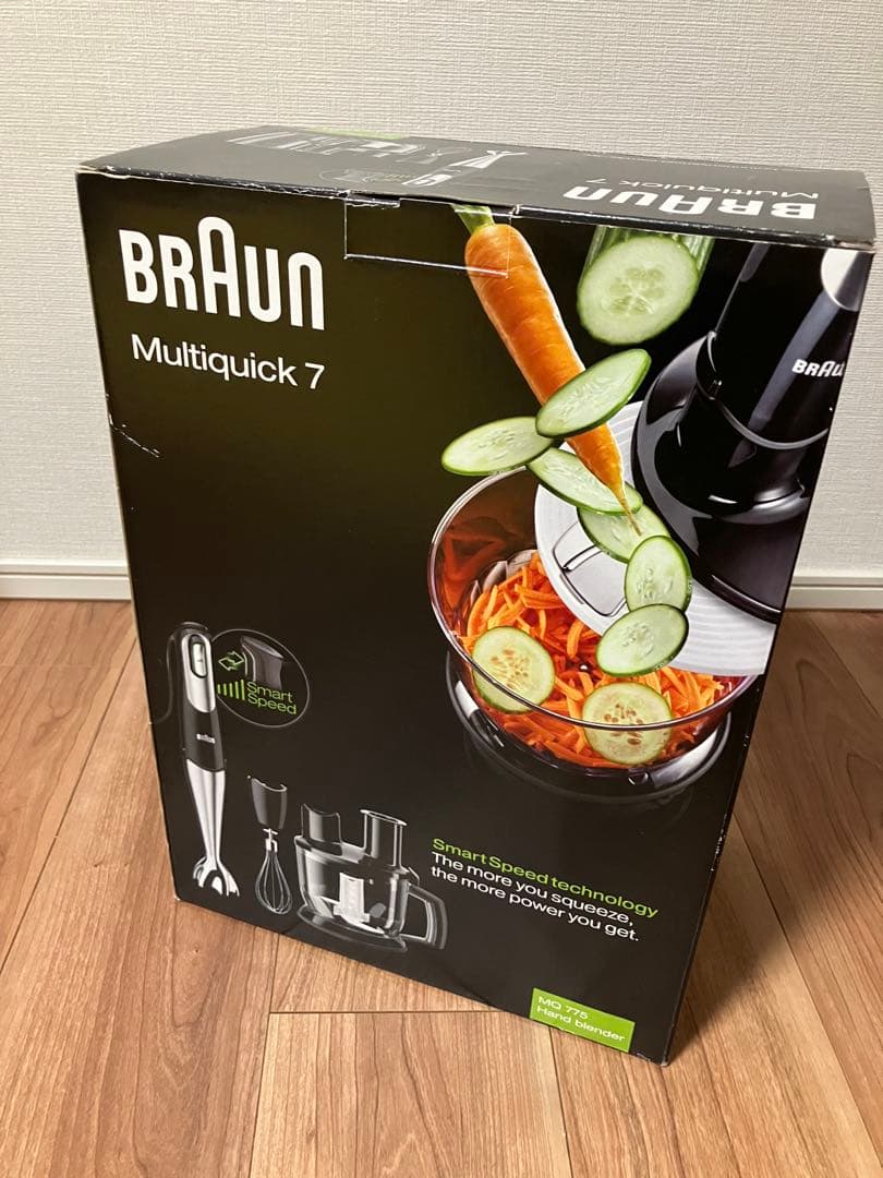 【新品未使用】BRAUN ハンドブレンダー MQ775 マルチクイック7