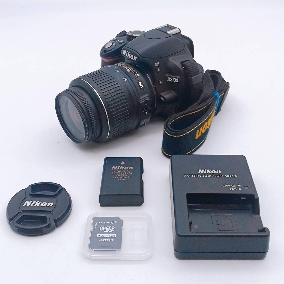 【077】ニコン Nikon D3100 レンズキット 一眼レフ