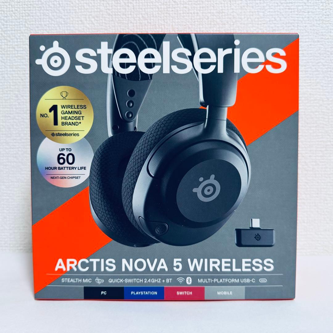 SteelSeries Arctis Nova 5 ワイヤレスヘッドセット