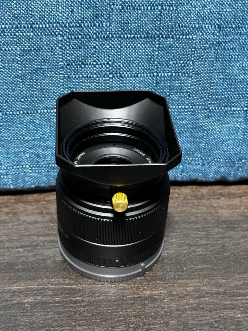SIGMA 19mm F2.8 EX DN 角型フード付き　美品　Eマウント