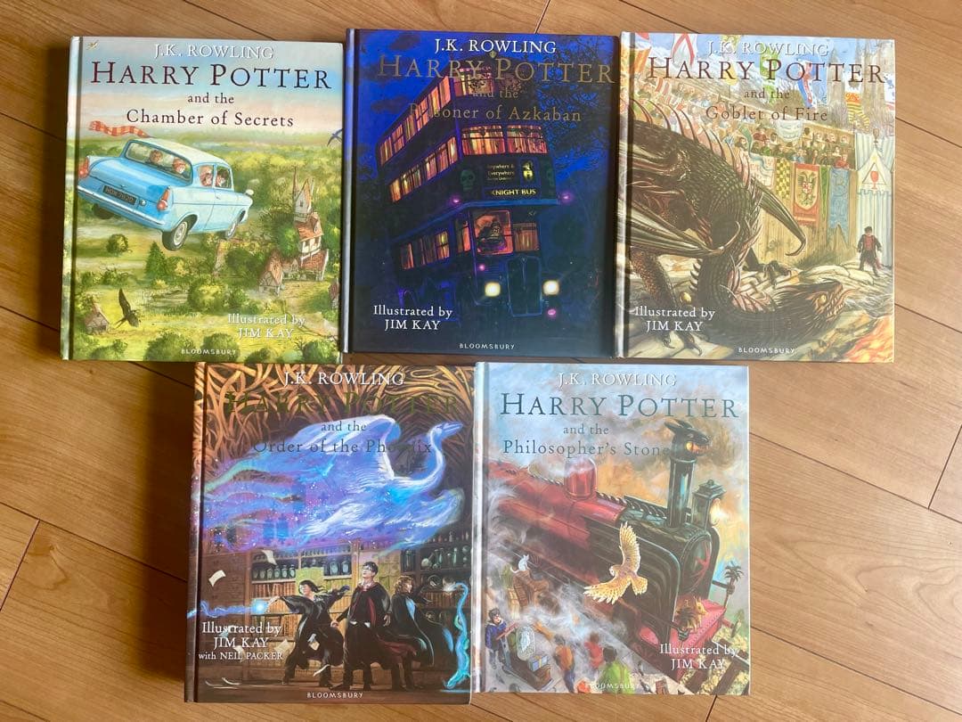 Harry Potter イラスト記念版 5冊セットハードカバー ハリーポッター