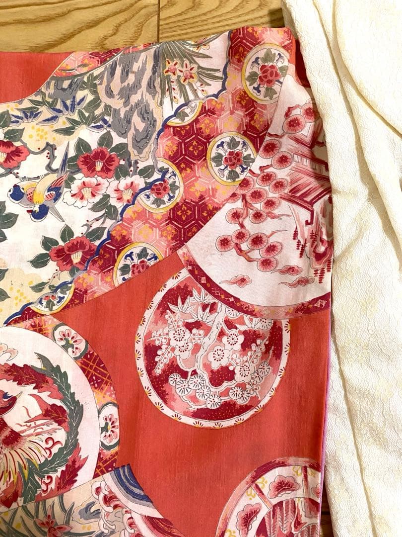 3歳　七五三　アンティーク　被布セット