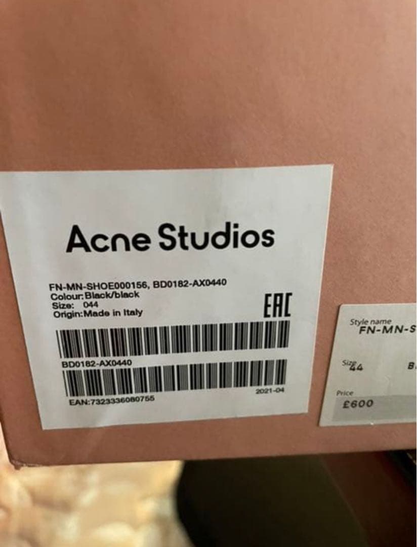 [最終価格]Acne Studios ラグソールアンクルブーツ 美品