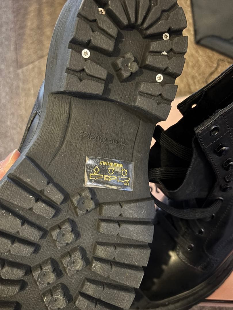 [最終価格]Acne Studios ラグソールアンクルブーツ 美品