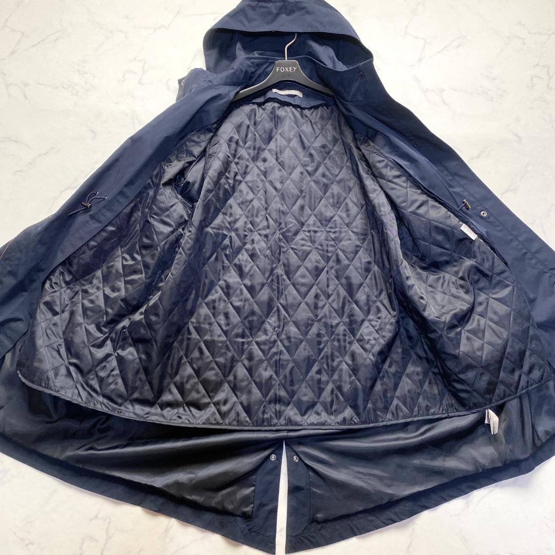 セオリーリュクス ミリタリー モッズコート ライナー付き 40 ネイビー