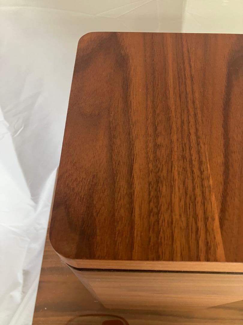 【美品】アルモニア　ガラスサイドテーブル