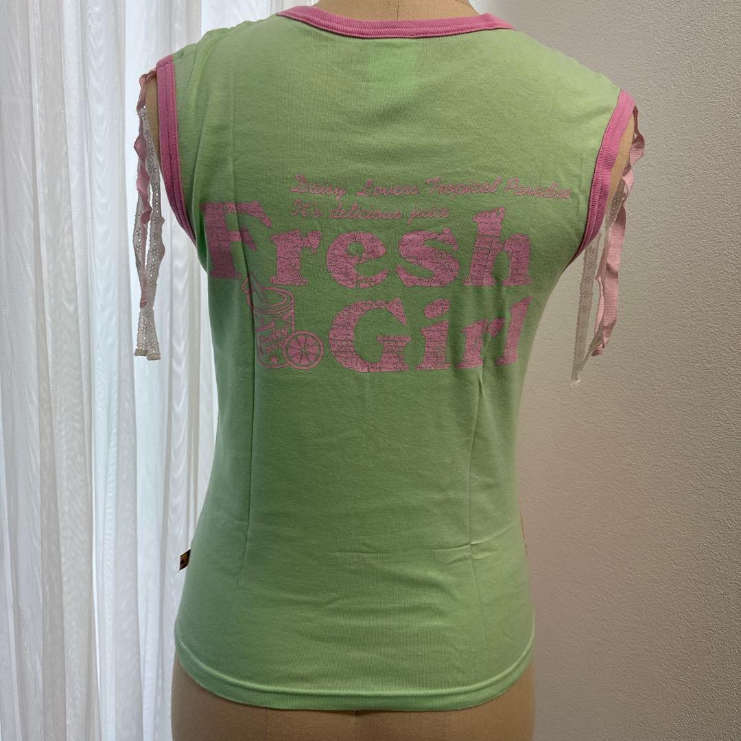 DAISY LOVERS　タンクトップ ノースリーブ　平成女児服 平成レトロ