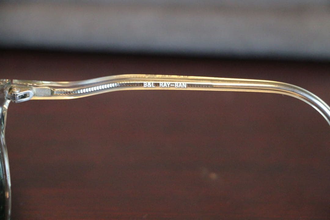 Ray-Ban 90s サングラス クリア USA製 BL砂打ち