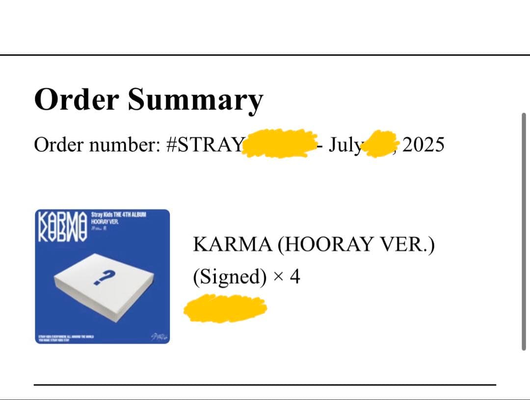 スキズ KARMA アメリカ限定特典コンプセット ヒョンジン