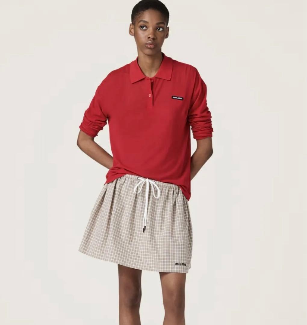 miumiu ポロシャツ 長袖 PRADA