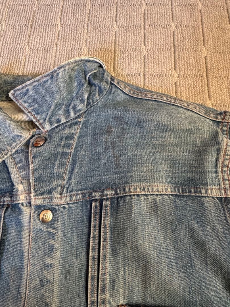 60s Montgomery Word 101 デニムジャケット 2ndタイプ