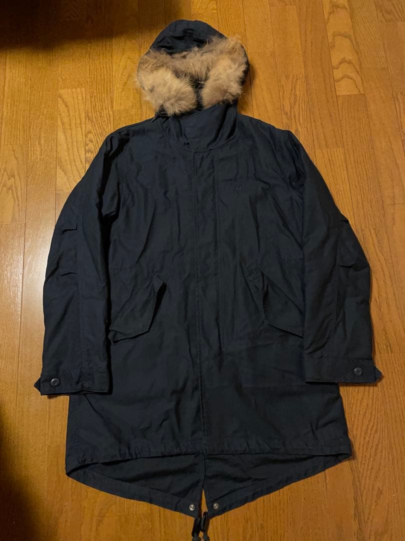 フレッドペリー モッズコート リアルファー