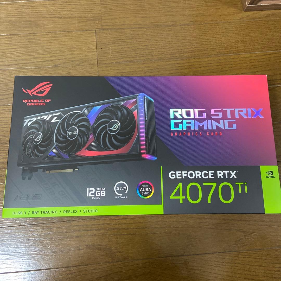 グラフィックボード・グラボ・ビデオカード ASUS ROG STRIX GAMING GeForce RTX 4070Ti