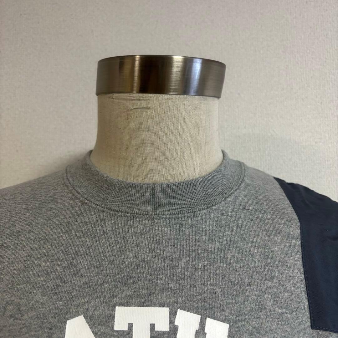 アベイシングエイプ パッチワーク スウェット L グレー　未使用品タグ付き