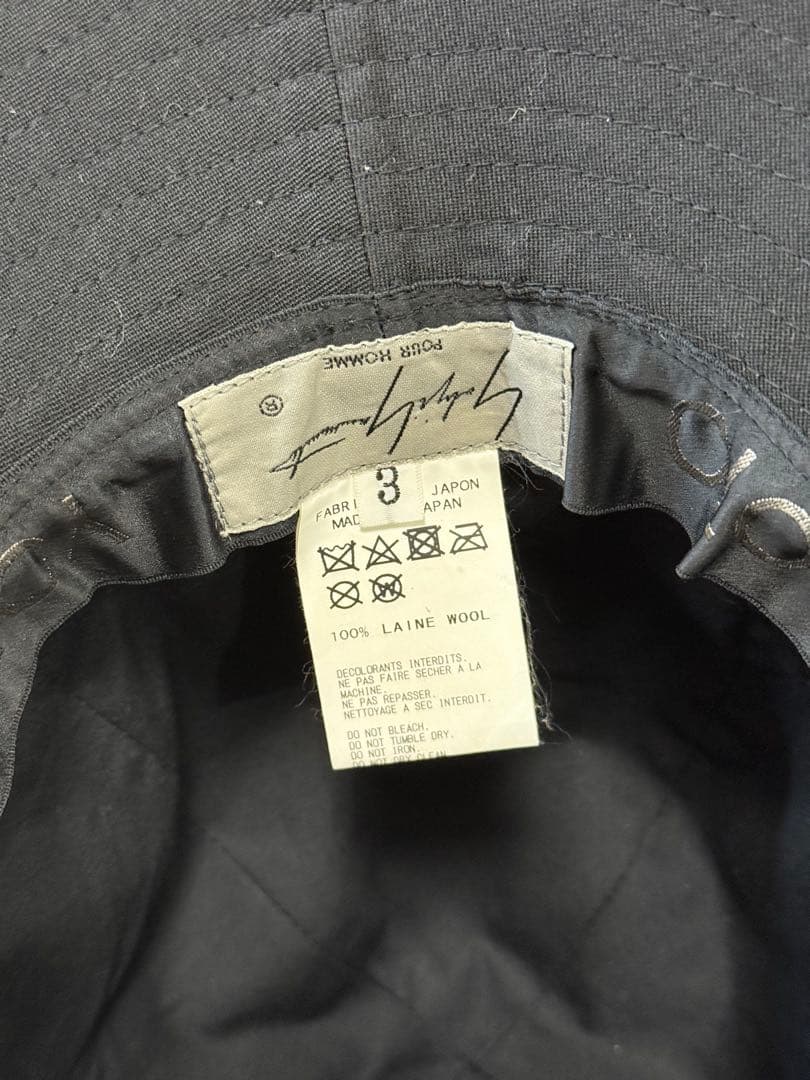 Yohji Yamamoto Pour Homme ウール フェドラハット 3