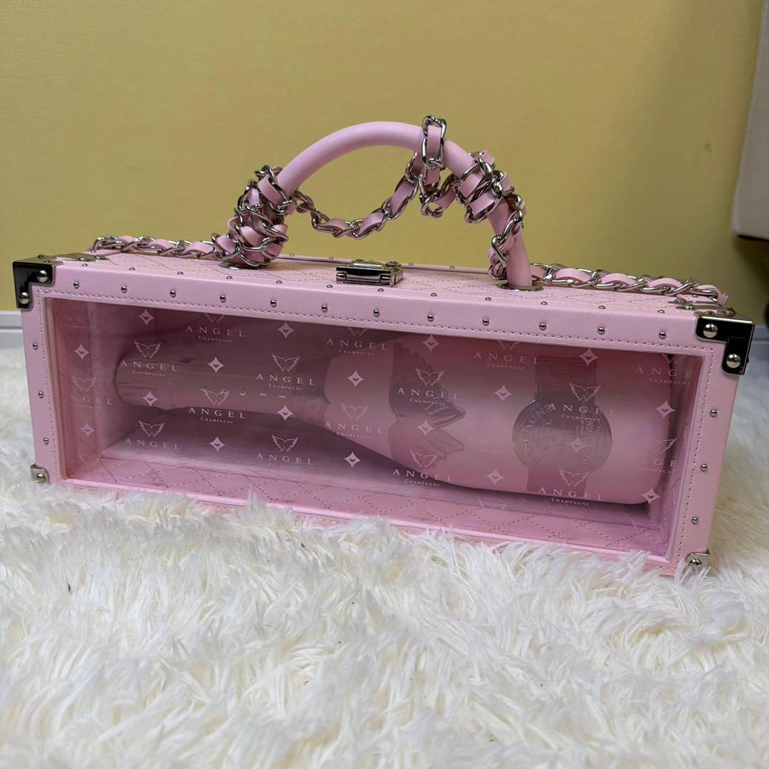 【美品】【未開封】エンジェル シャンパン ピンク 750ml 専用ケース付き