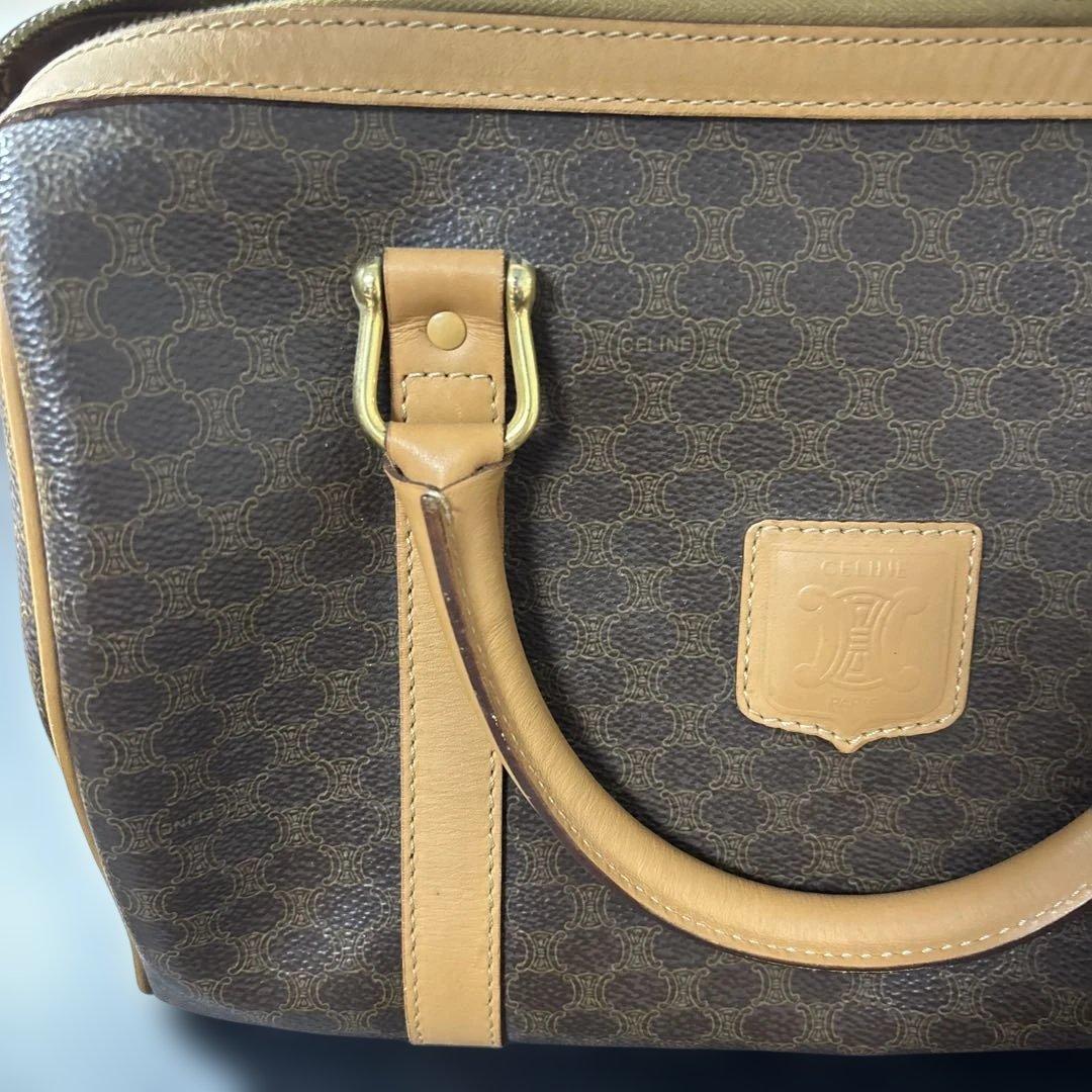 美品 CELINE セリーヌ パリス ビジネスバッグ レザー ブラウンイタリア製
