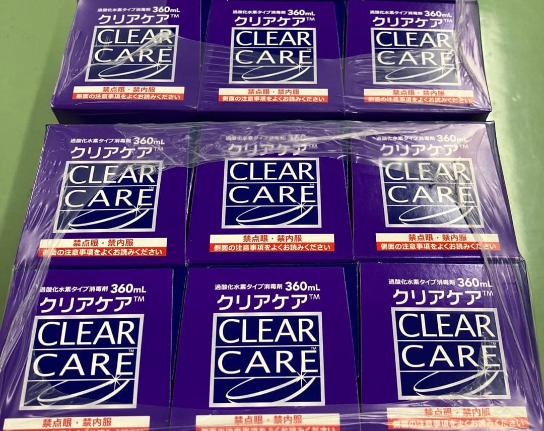 クリアソフトコンタクト洗浄液 360mL✖️９個