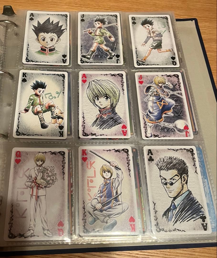 HUNTER×HUNTER 旧　トランプ　絵柄カードのみ17枚