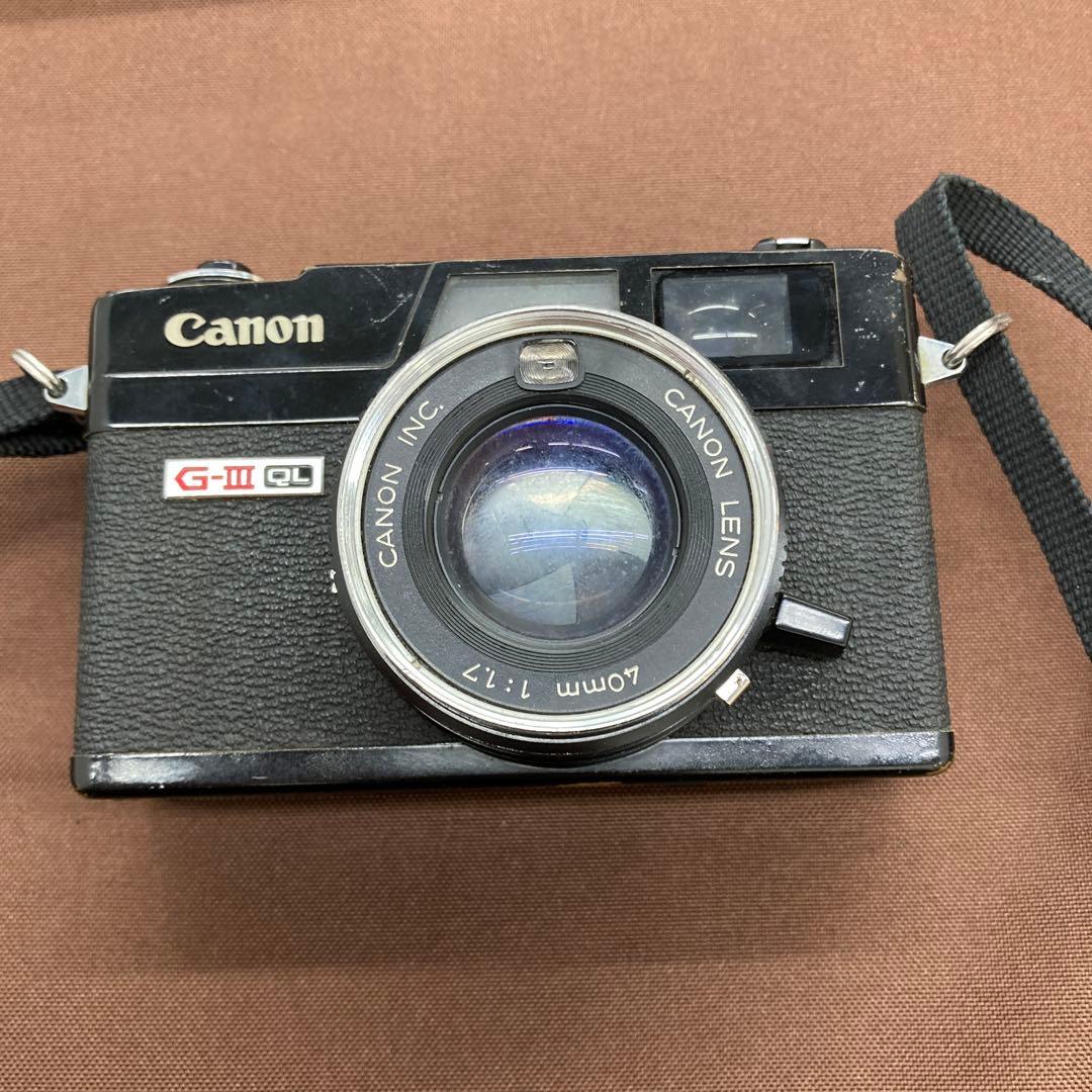 ジャンク[希少ブラック] Canon G-III QL フィルムカメラ
