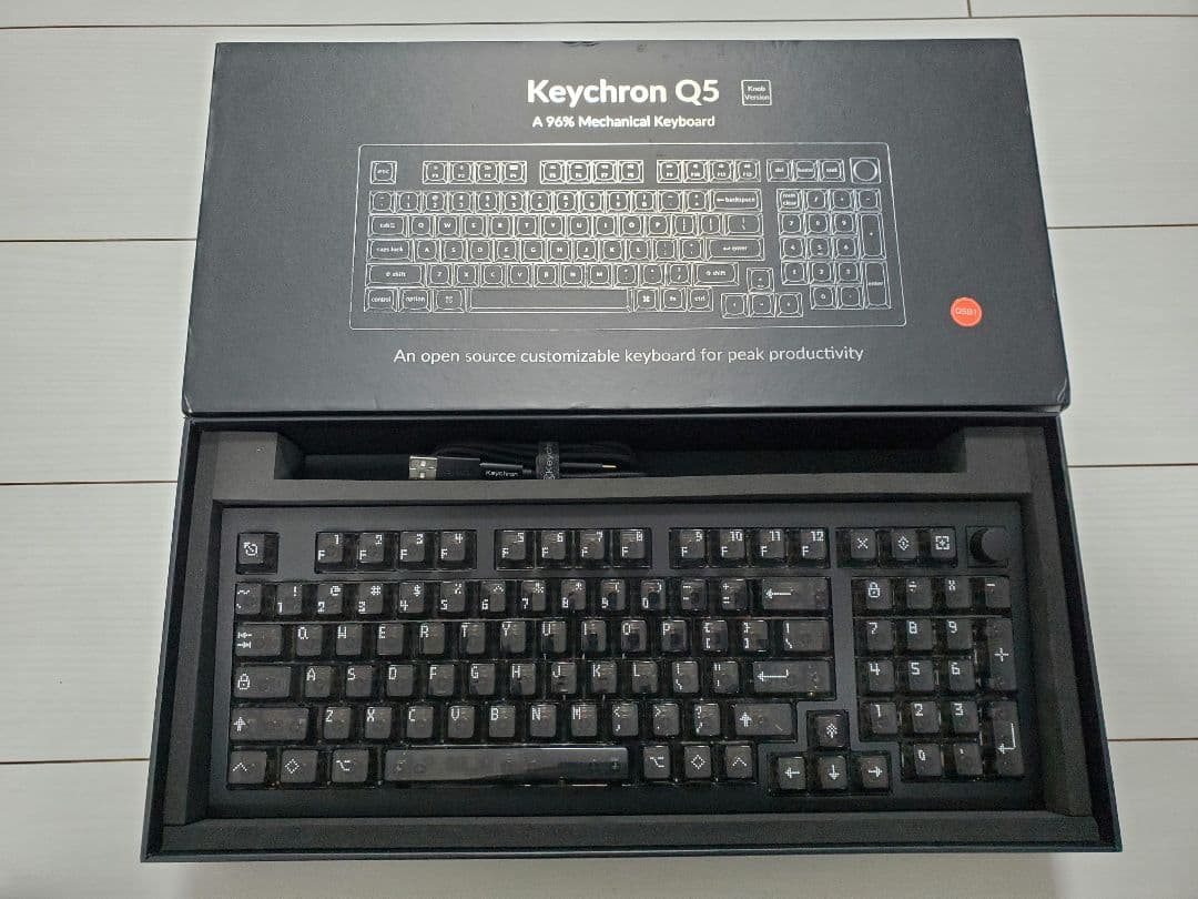 keychron Q5 キーボード 【茶軸】