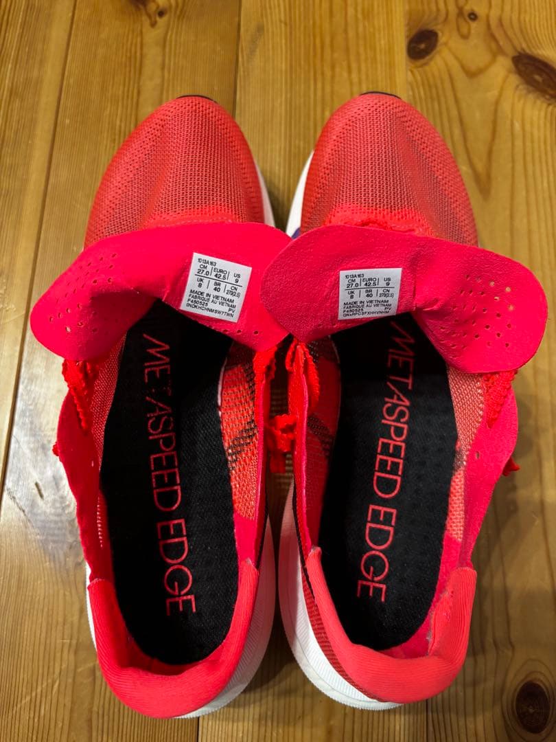 アシックス SPEED EDGE TOKYO 27.0 ランニング