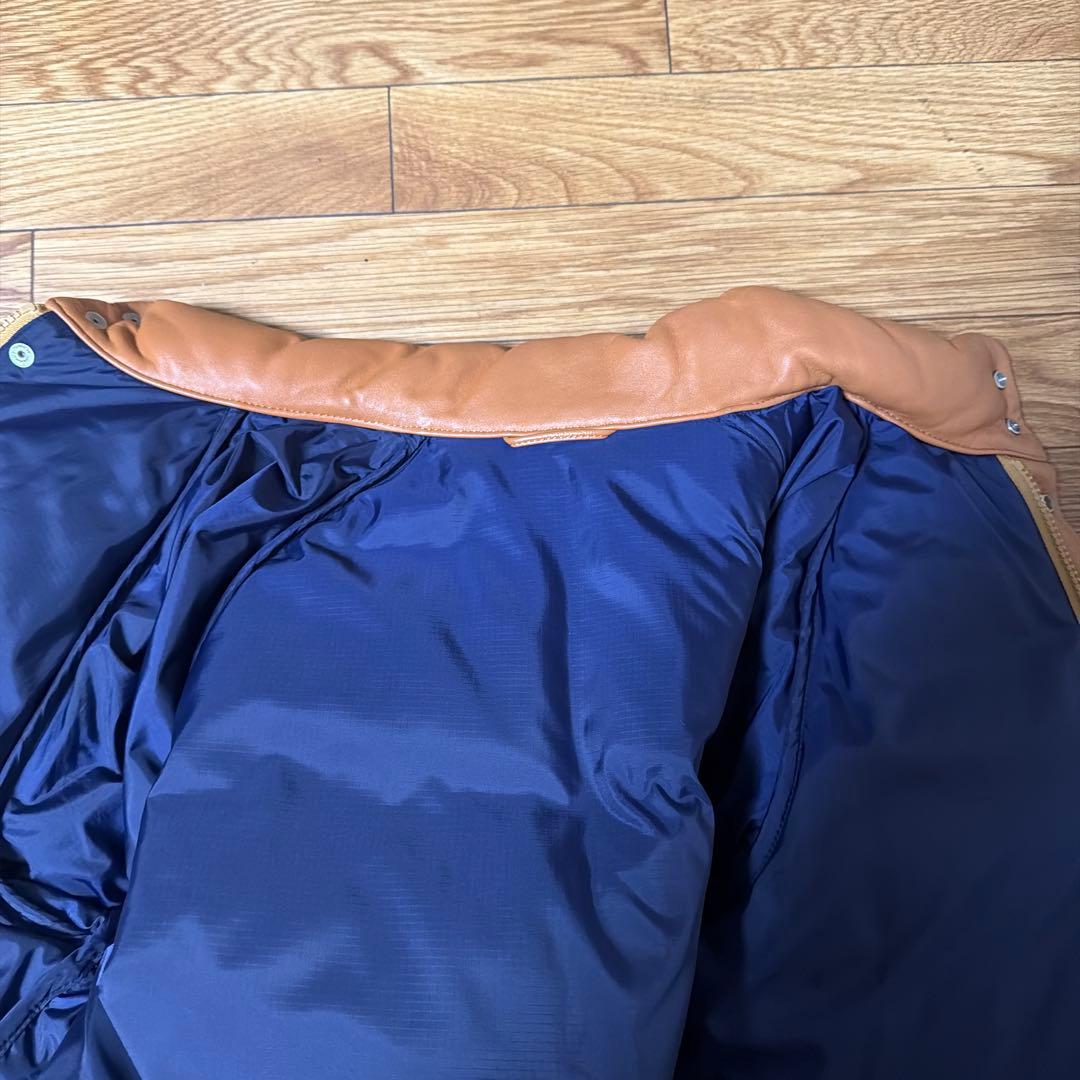 APE シープスキンレザーダウンジャケット　HERO キムタク着　エイプ　初期