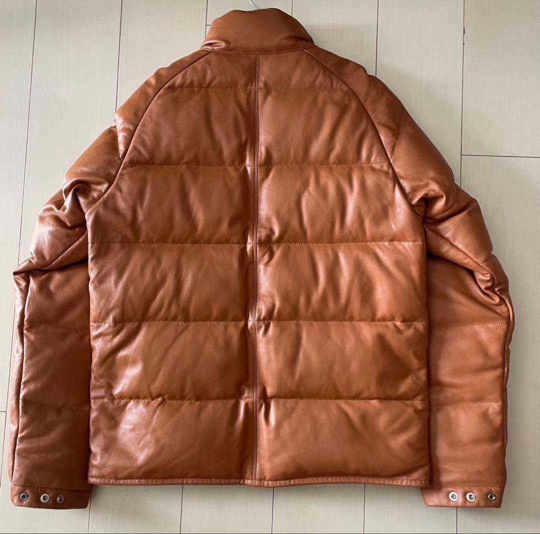 APE シープスキンレザーダウンジャケット　HERO キムタク着　エイプ　初期