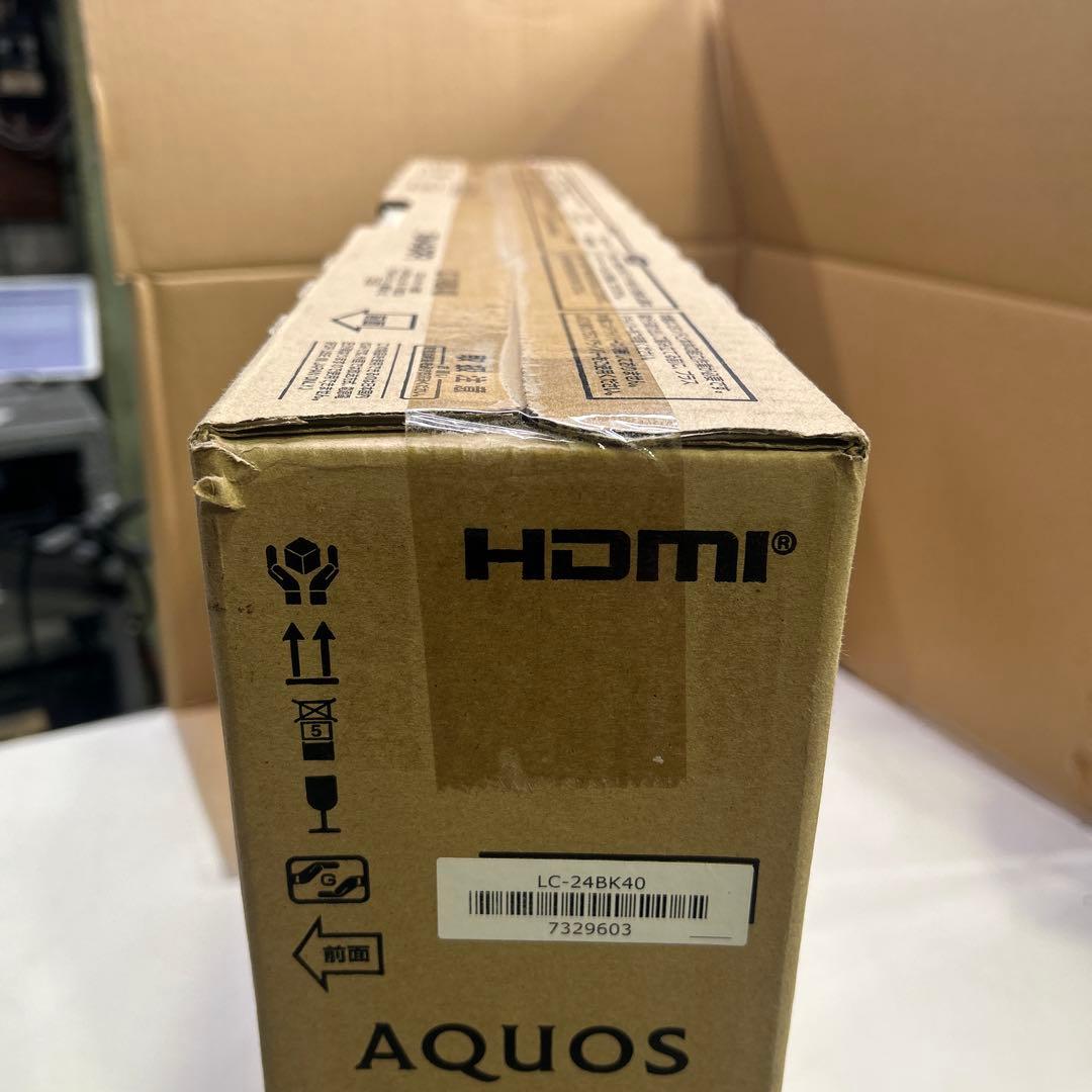6009【未開封品】SHARP AQUOS LC-24BK40