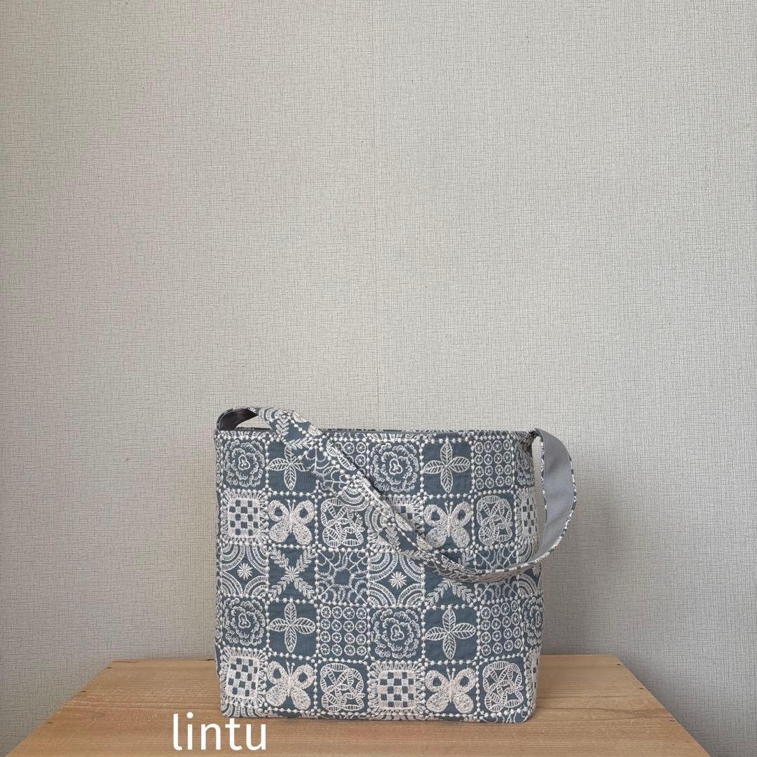 ハンドメイド＊foresttileワンハンドルバッグminaperhonen