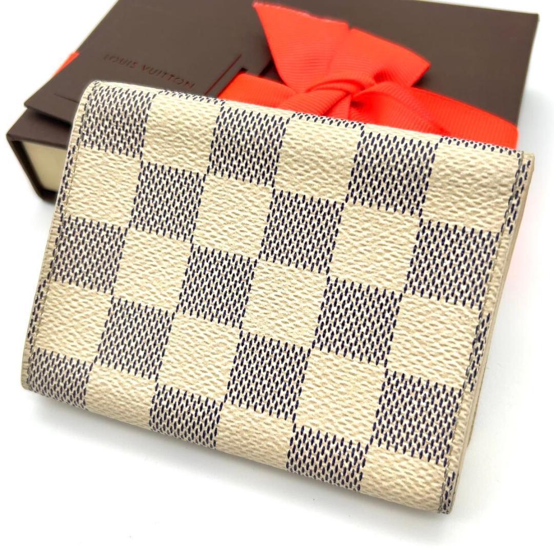 【極美品】ルイヴィトン ダミエ アズール カードケース 名刺入れ 男女兼用