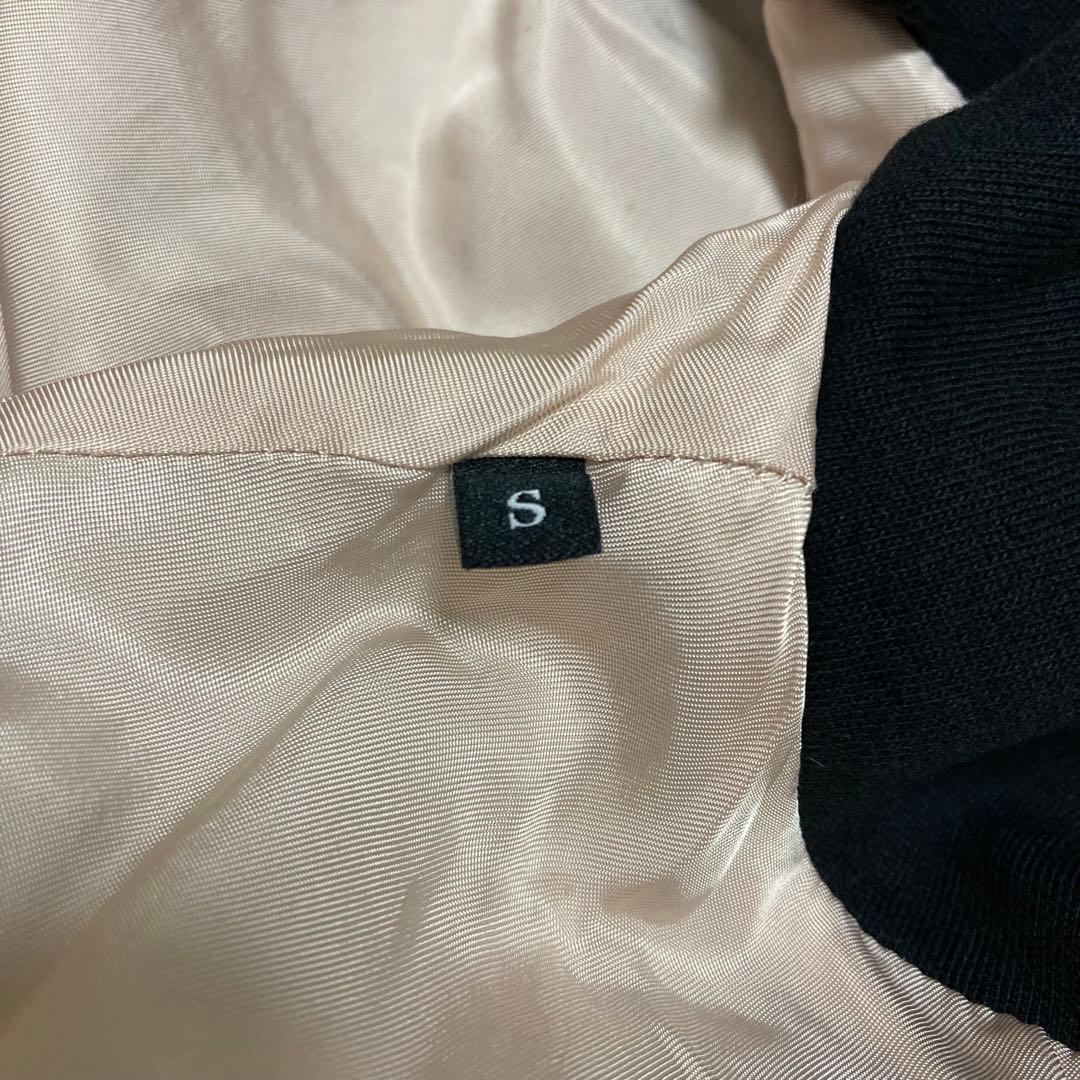 【美品】DIESEL ディーゼル スカジャン フーディ 刺繍 ダメージ加工 S