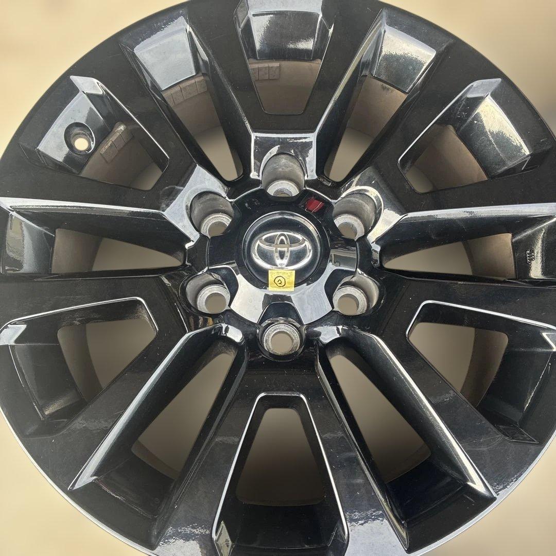 トヨタ18インチ ランドクルーザー プラド 150 ブラック 純正アルミホイール