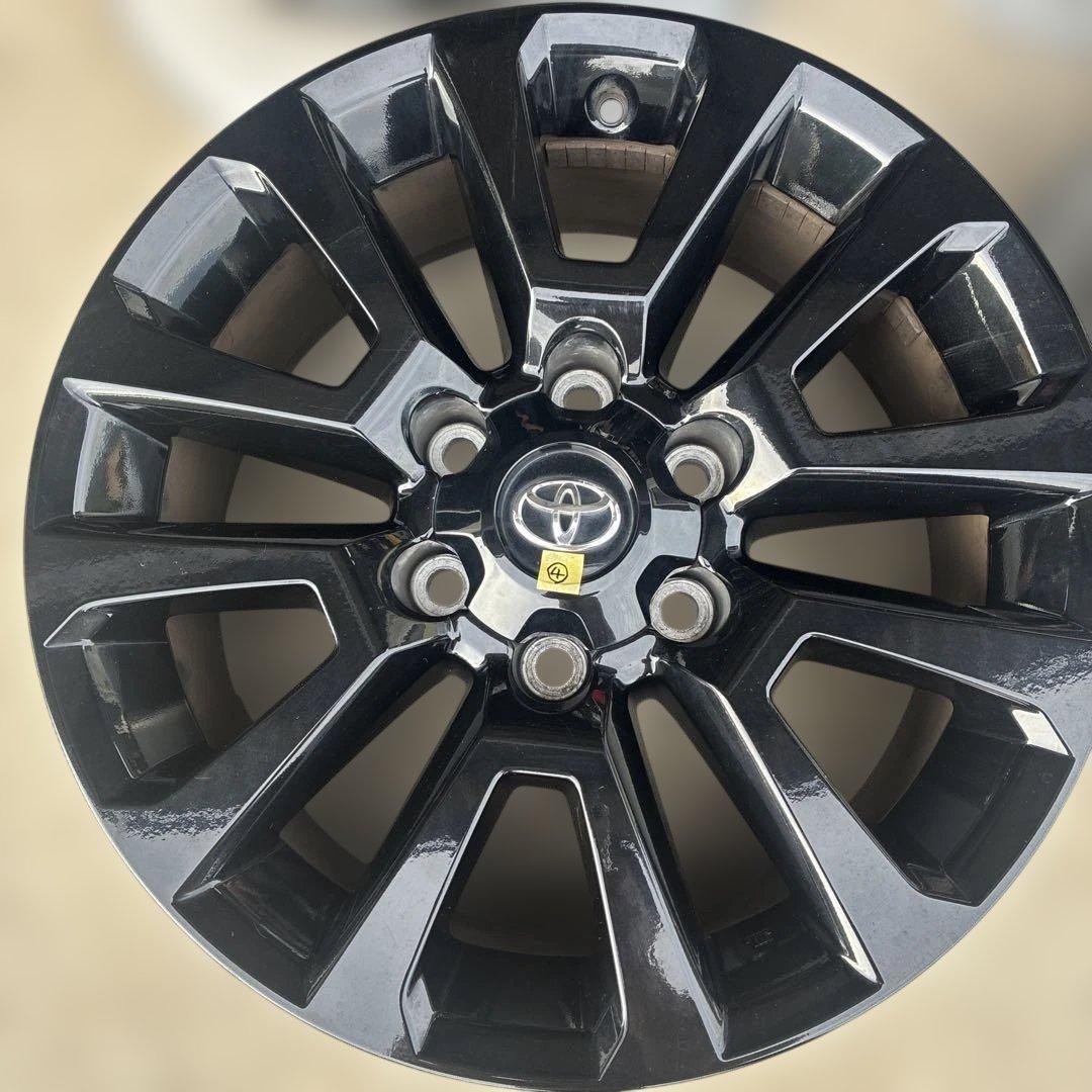トヨタ18インチ ランドクルーザー プラド 150 ブラック 純正アルミホイール